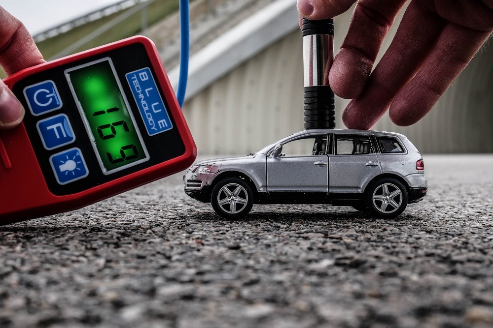 test polskiego miernika lakieru blue technology