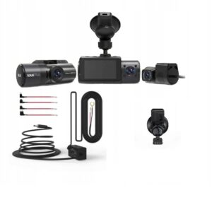 Kamera samochodowa VANTRUE N4 + adapter ACC +GPS Przyssawka